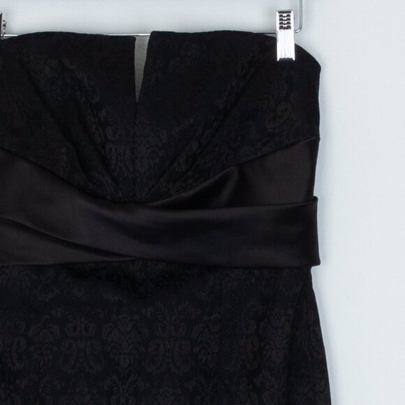 White House Black Market Floral Strapless Sheath Dress Size 4 - Picture 2 of 8